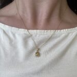 Yellow Gold Citrine Necklace