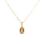 Yellow Gold Citrine Necklace