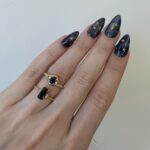 Yellow Gold Sapphire and Diamond Ring