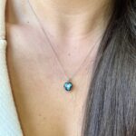 Turquoise & Black Pearl Necklace