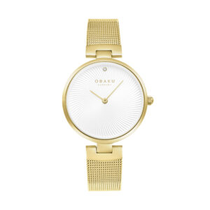 Ladies' Diamant Obaku Watch in Gold