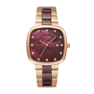 Gents' Timian Lillie Obaku Watch in Nut