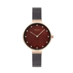 Ladies' Anemone Obaku Watch in Walnut