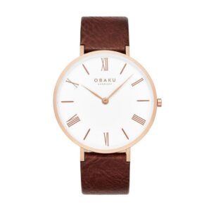 Gents' Folie Obaku Watch in Mahogany