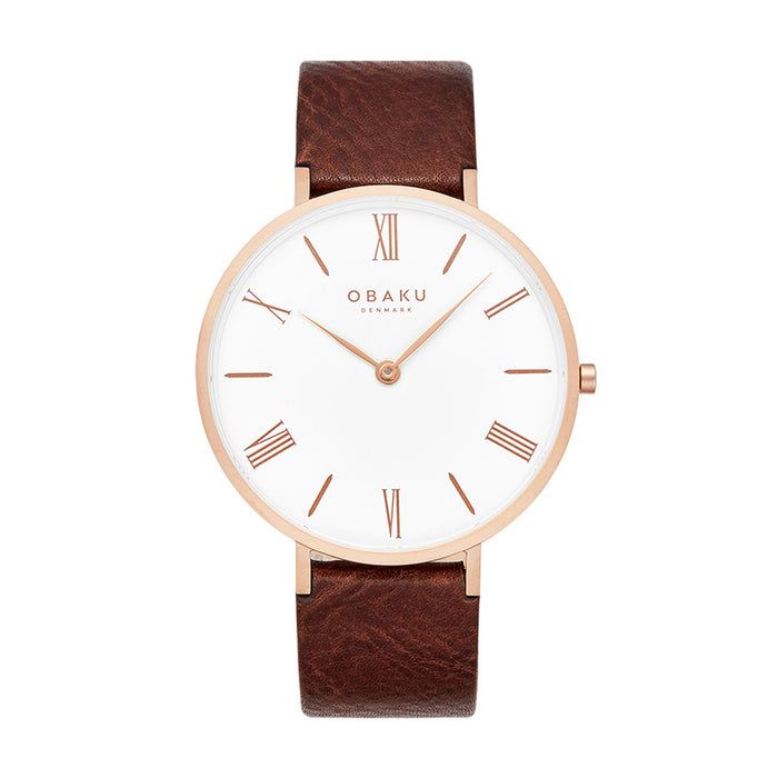 Gents' Folie Obaku Watch in Mahogany