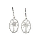 Sterling Silver Palmetto Tree Earrings