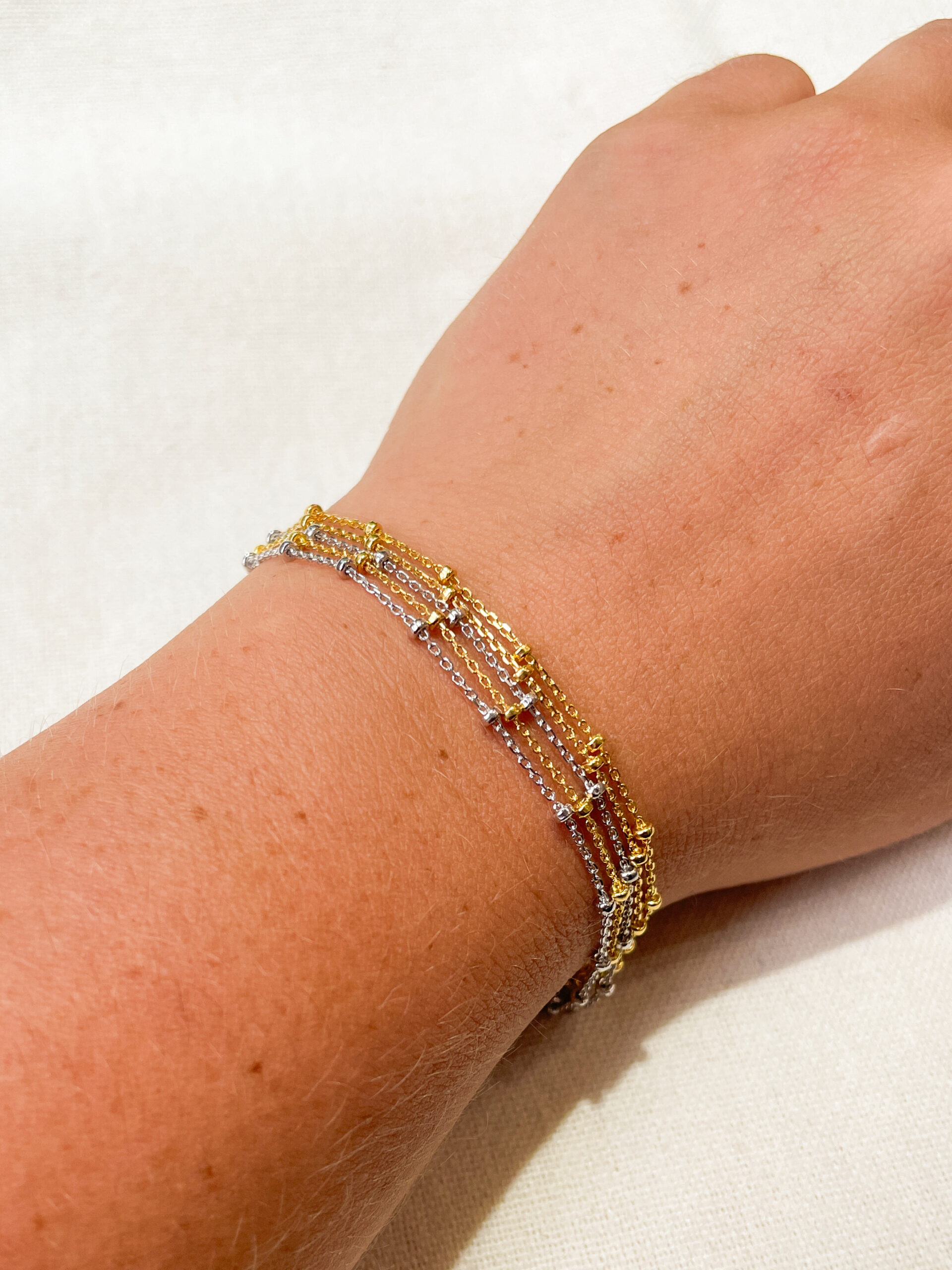 Sterling Silver & Yellow Gold-Plated Duet Bracelet