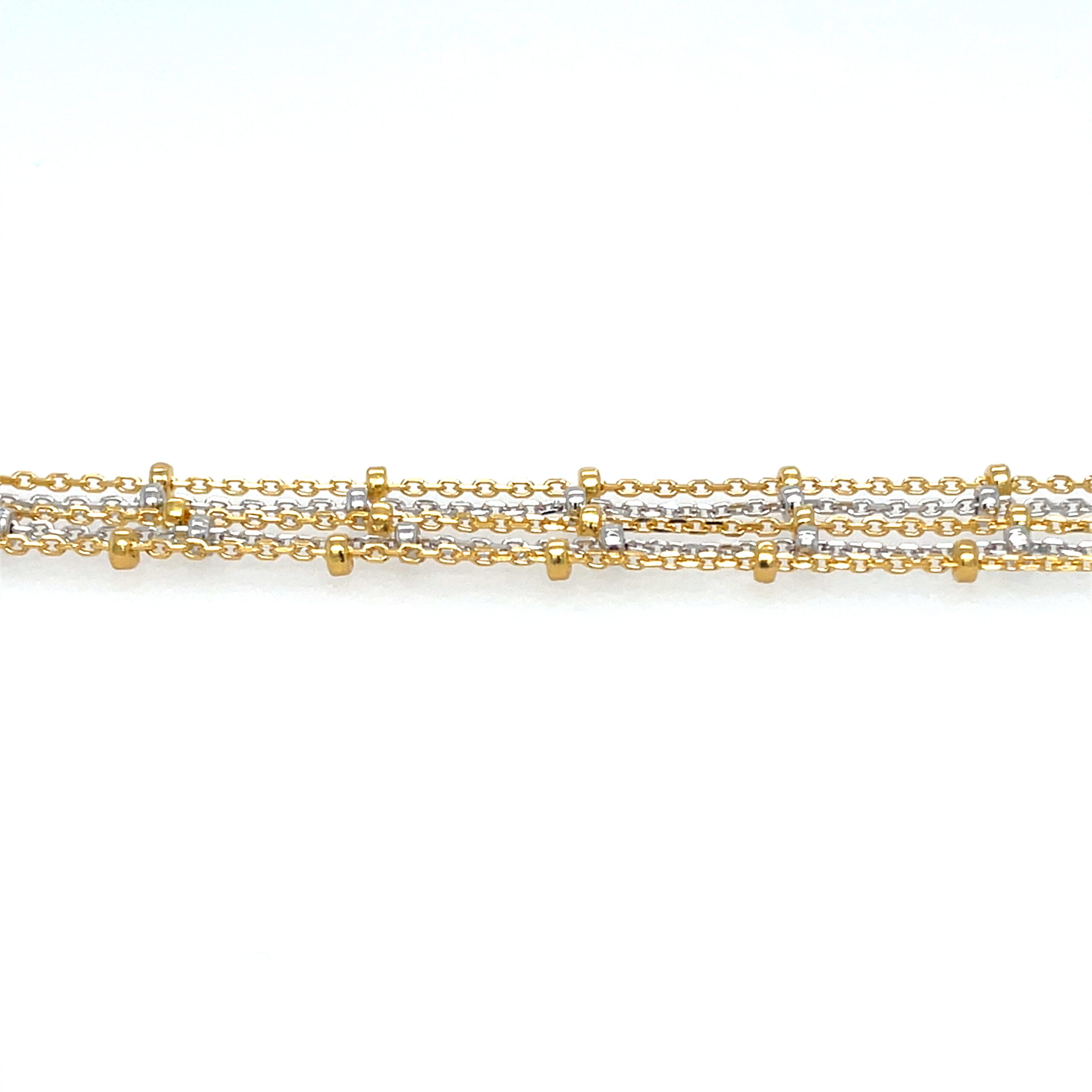 Sterling Silver & Yellow Gold-Plated Duet Bracelet