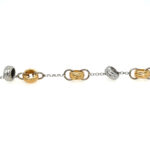 Sterling Silver & Yellow Gold-Plated Disk Bracelet