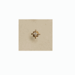 Single Yellow Gold Mini Dala Diamond Stud Earring