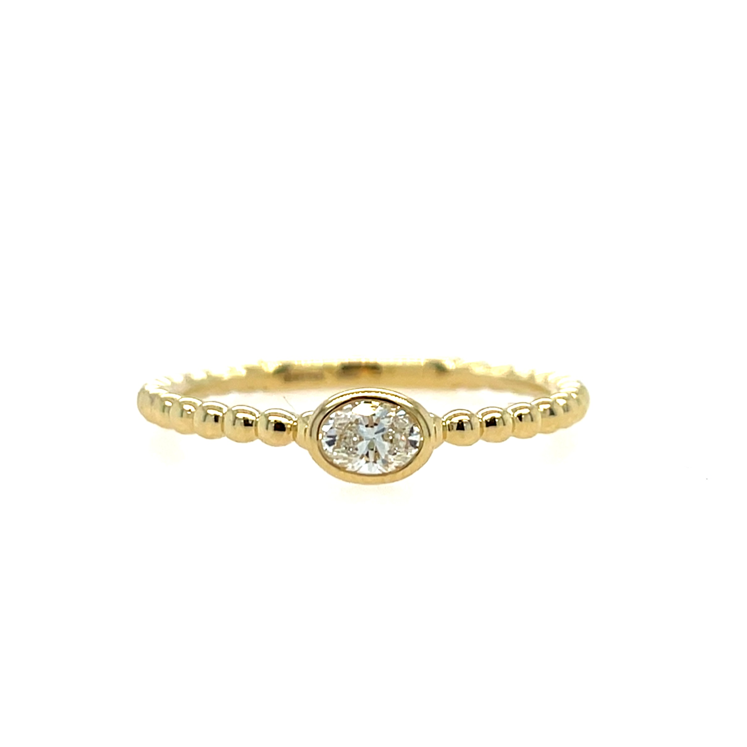Yellow Gold Diamond Band