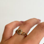 White & Yellow Diamond Ring