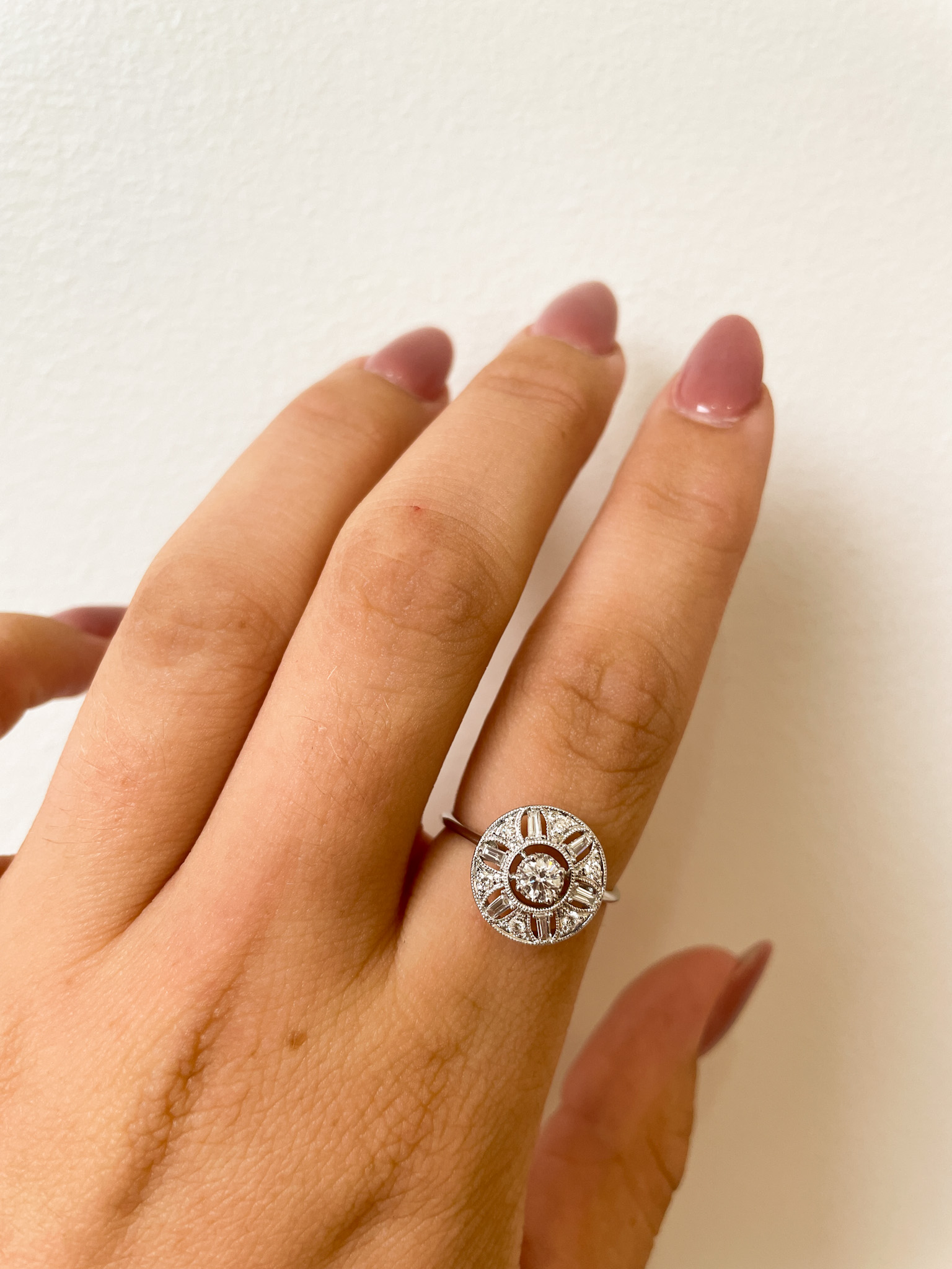 White Gold Diamond Ring