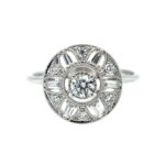 White Gold Diamond Ring