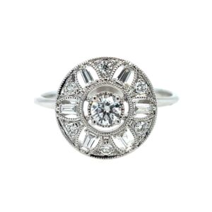 White Gold Diamond Ring