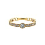 Yellow Gold Diamond Fashion Band