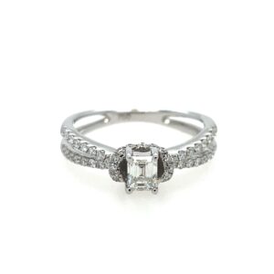 White Gold Diamond Ring