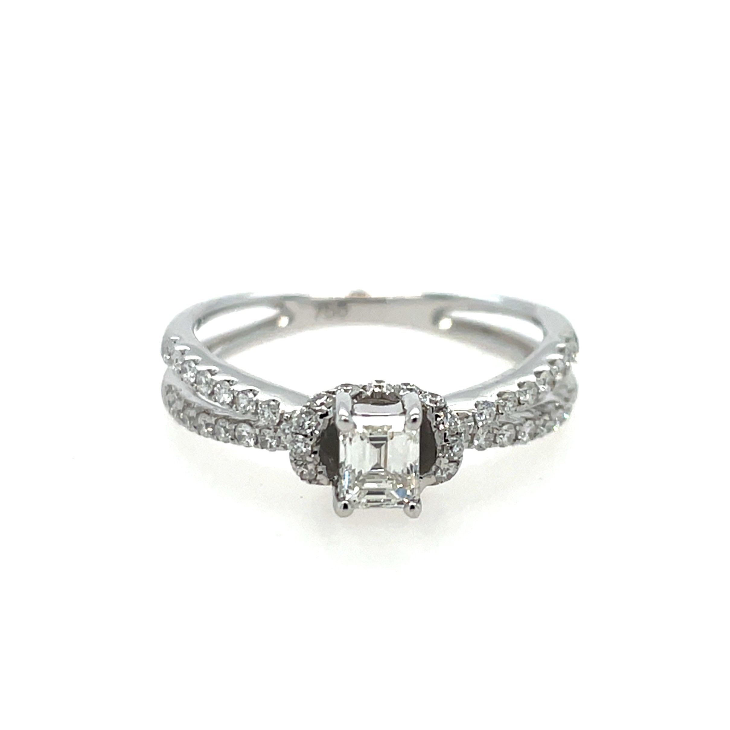 White Gold Diamond Ring