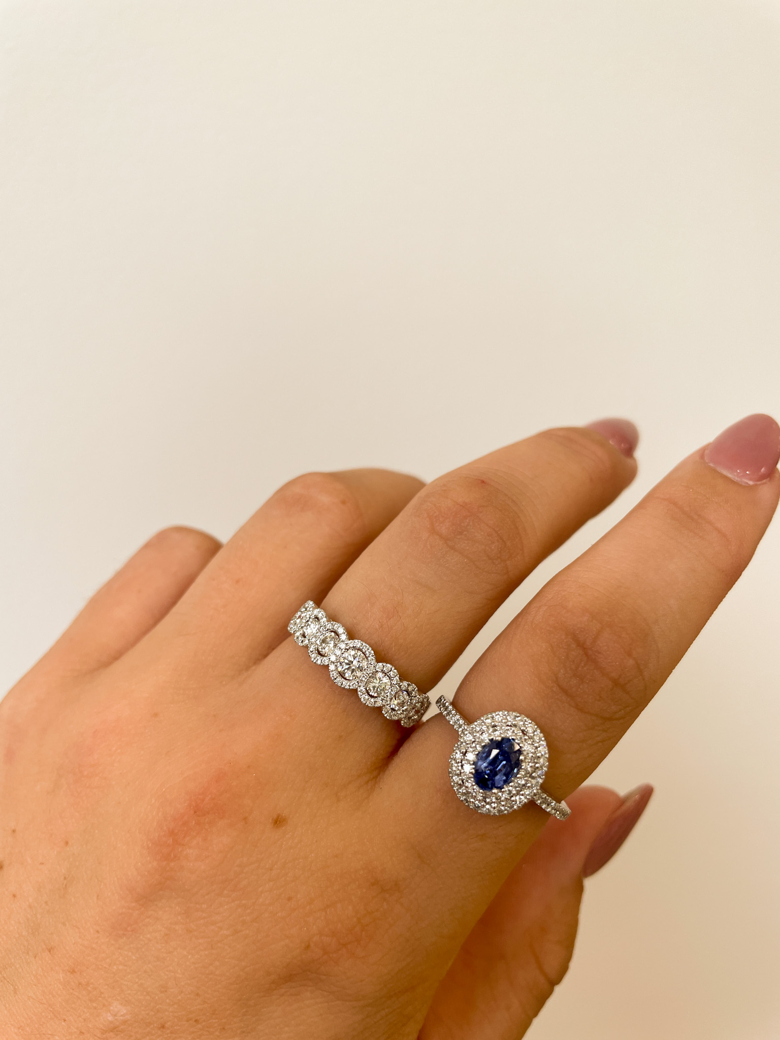 White Gold Diamond Fashion Ring