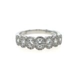 White Gold Diamond Fashion Ring