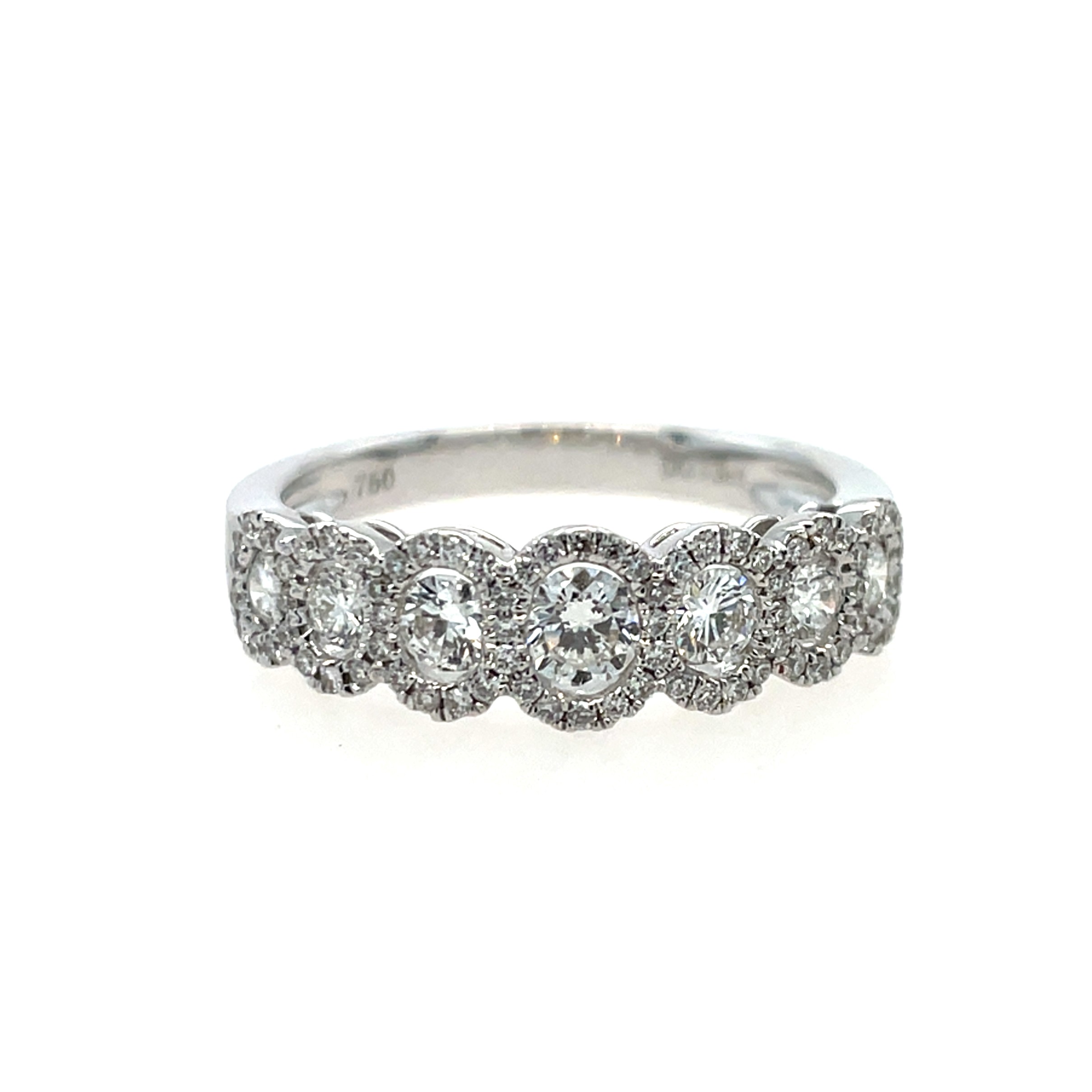 White Gold Diamond Fashion Ring