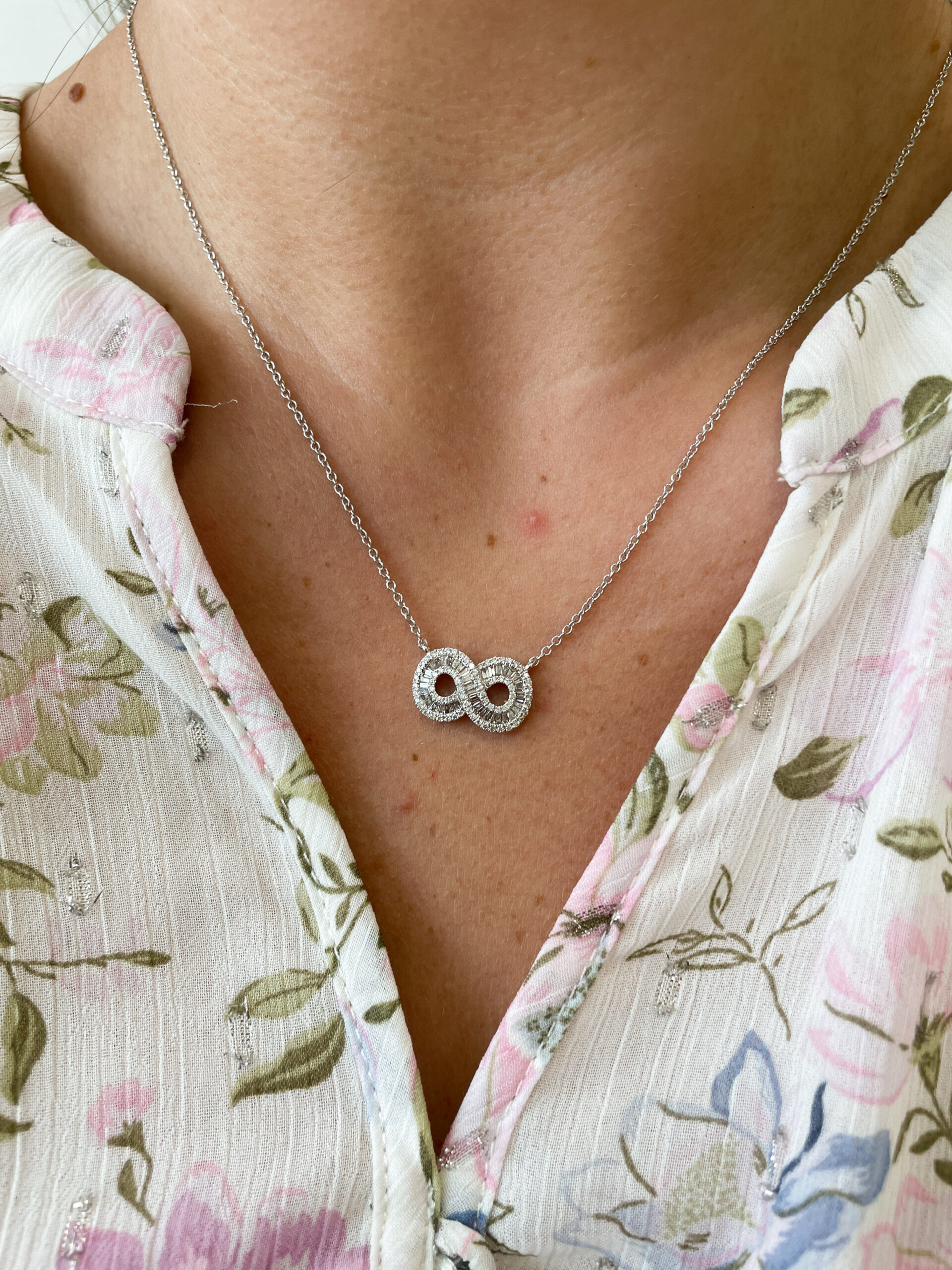 White Gold Diamond Necklace