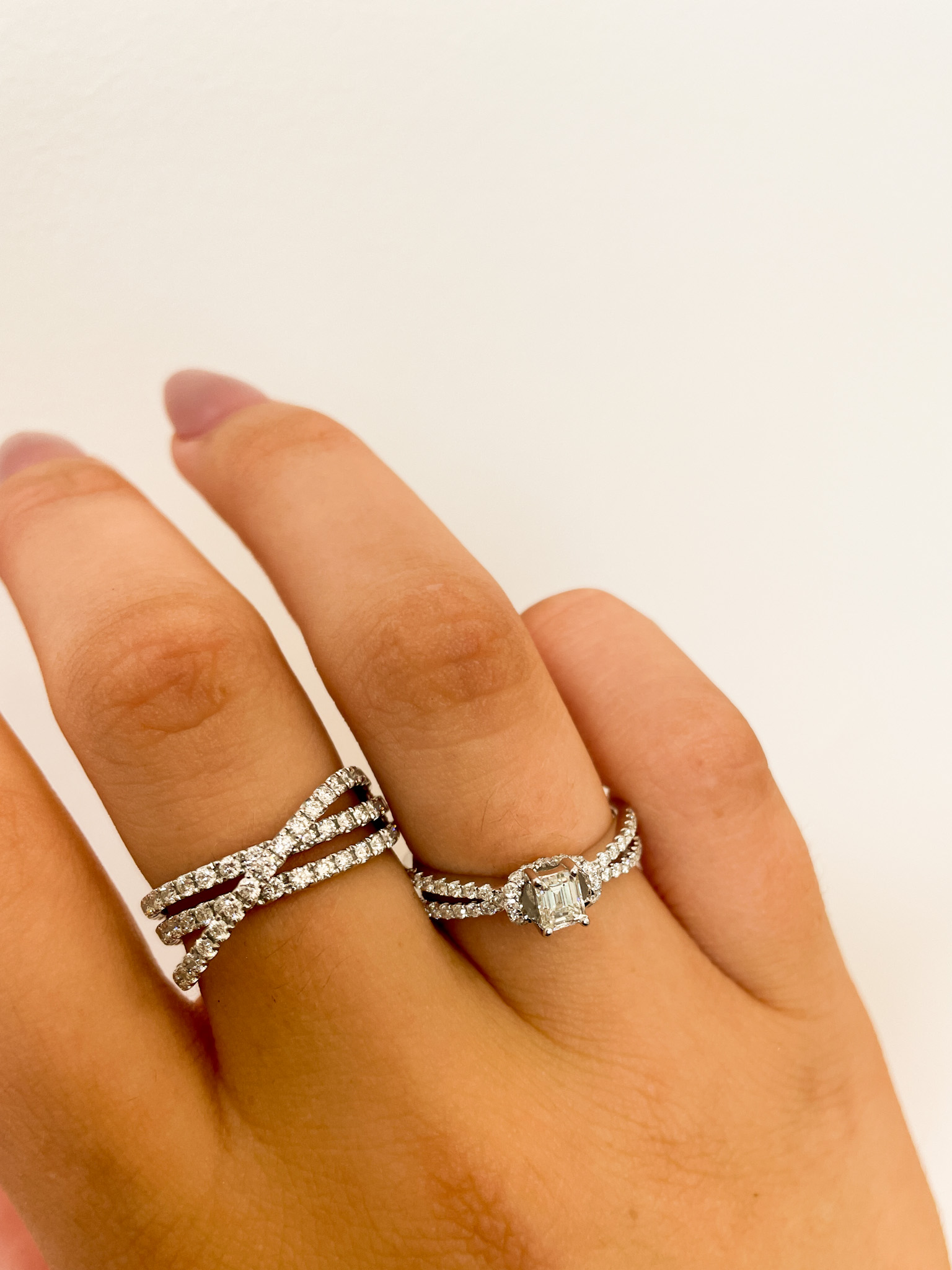 White Gold Diamond Ring