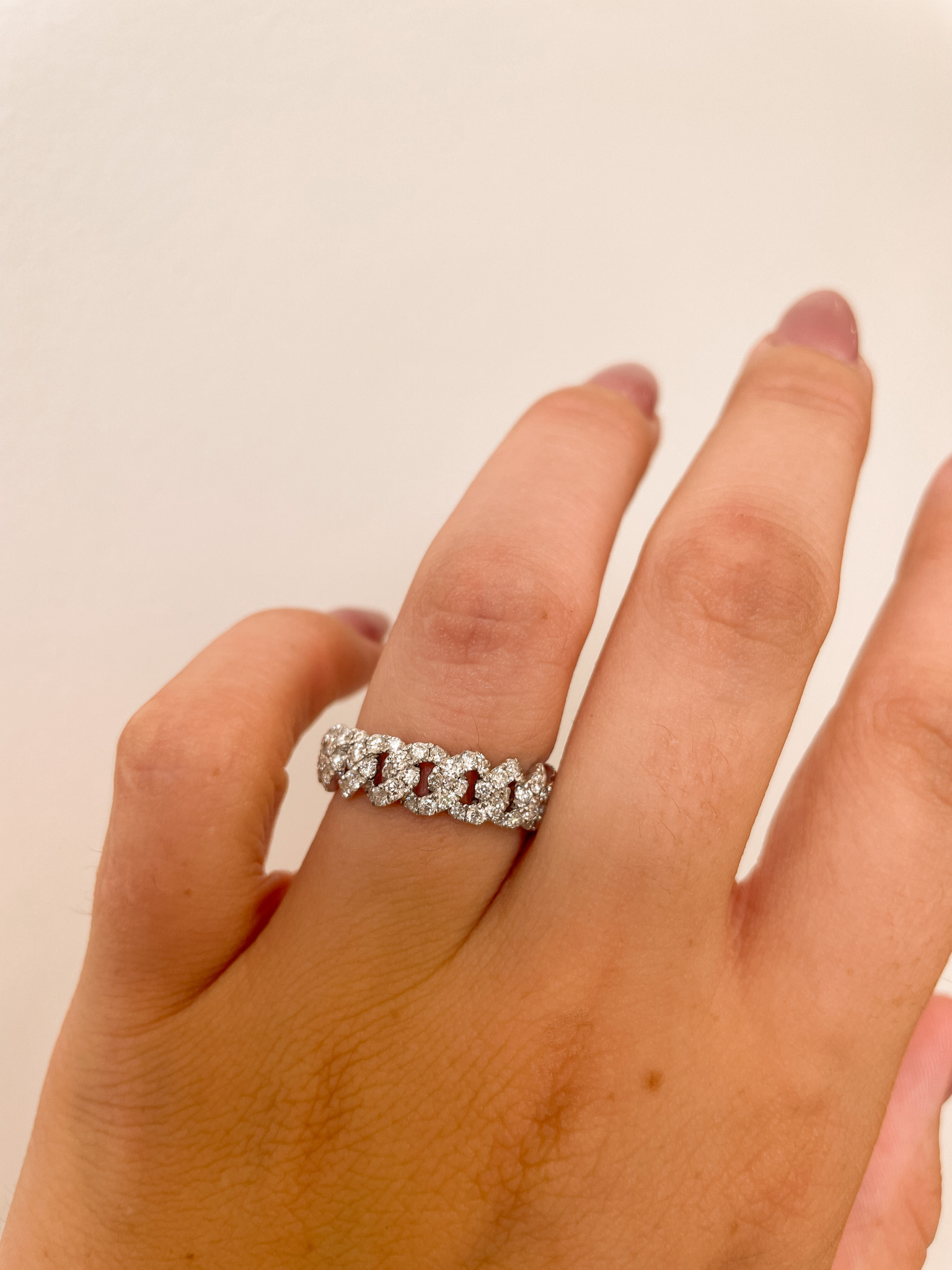 White Gold Diamond Fashion Band