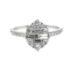 White Gold Diamond Fashion Ring