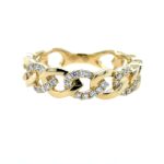 Yellow Gold Diamond Fashion Band