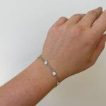 White Gold Diamond Station Bracelet