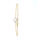 White & Yellow Gold Bracelet with Diamonds