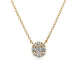 Yellow Gold Diamond Necklace