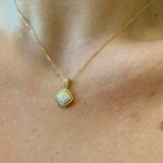Yellow Gold Diamond Necklace