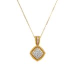 Yellow Gold Diamond Necklace
