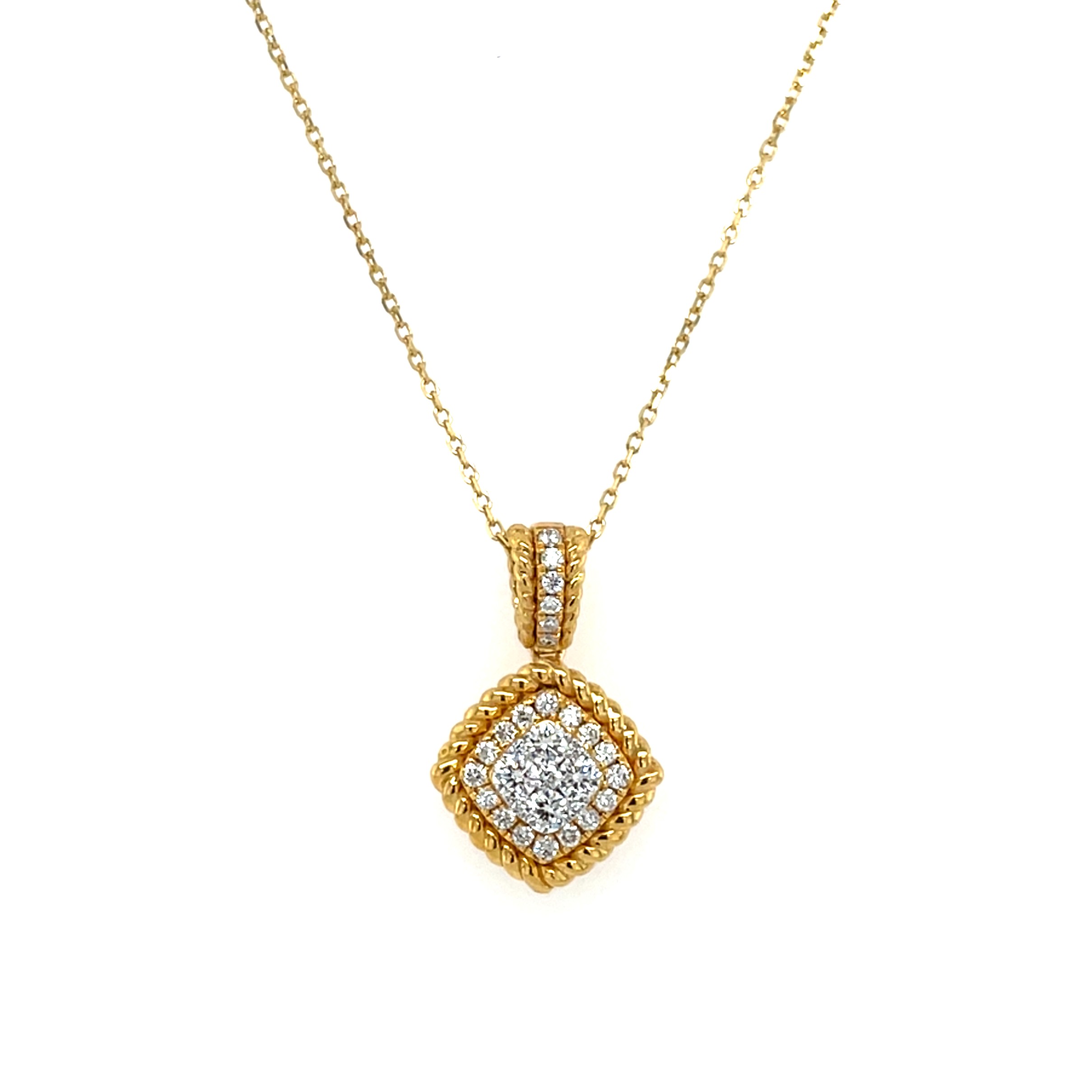 Yellow Gold Diamond Necklace