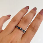 White Gold Sapphire Ring
