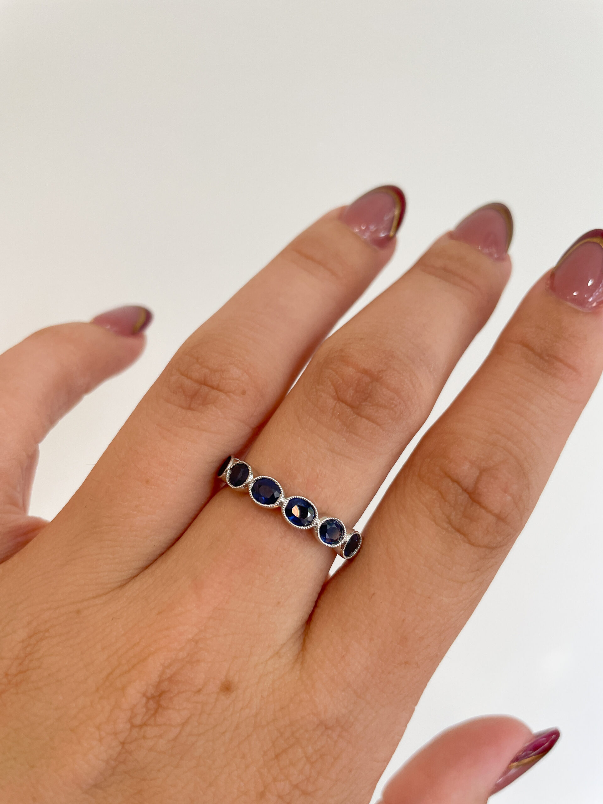 White Gold Sapphire Ring