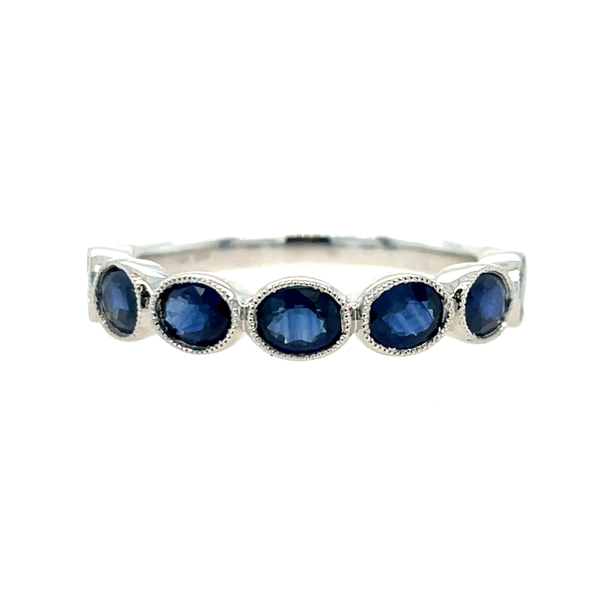 White Gold Sapphire Ring