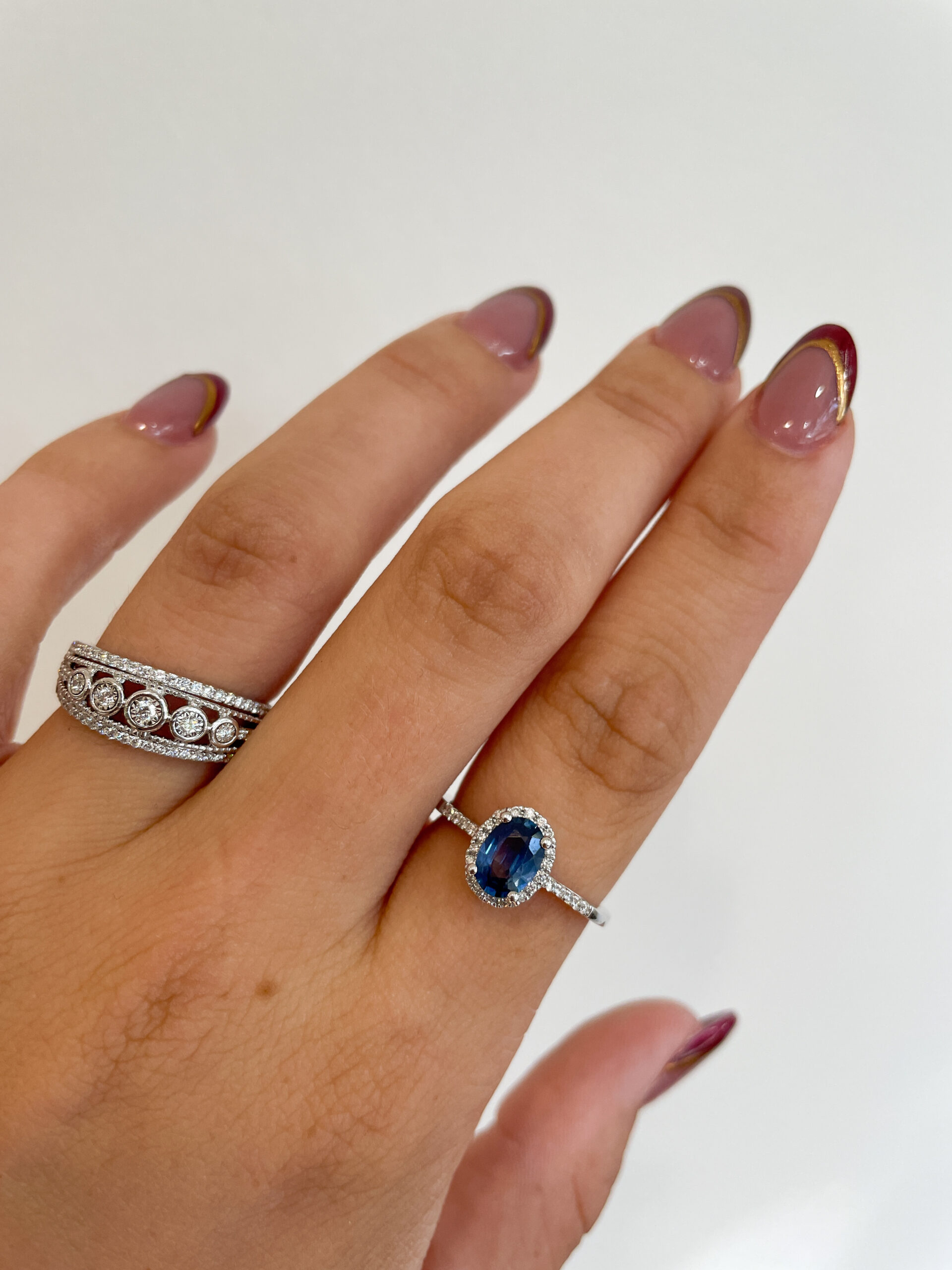 White Gold Diamond Band