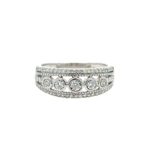 White Gold Diamond Band