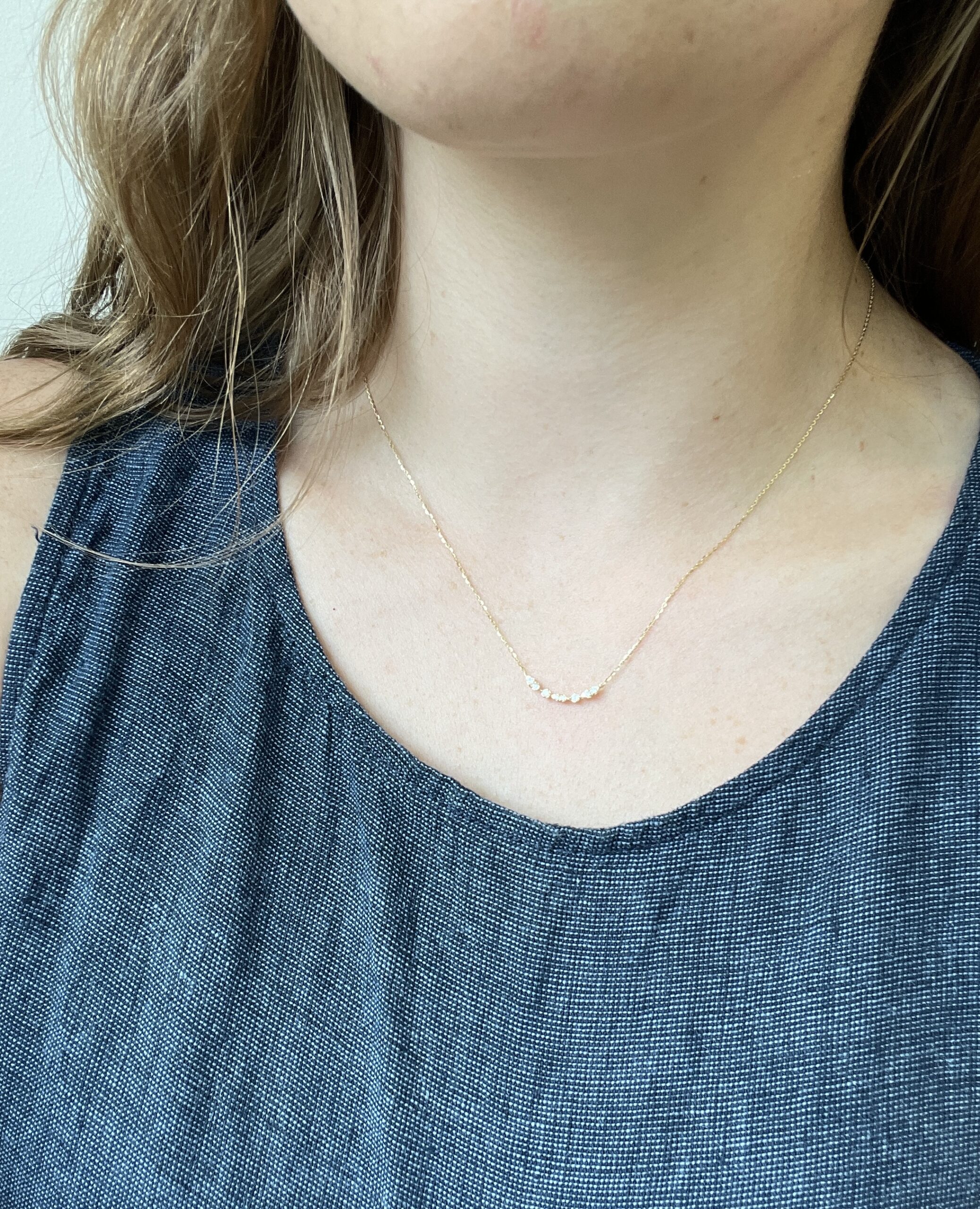 Yellow Gold Diamond Necklace