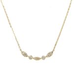 Yellow Gold Diamond Necklace