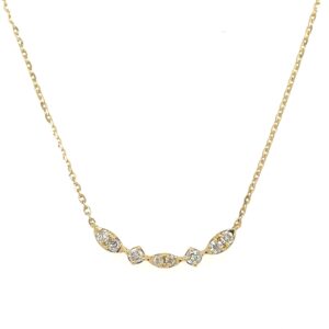 Yellow Gold Diamond Necklace