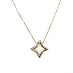Yellow Gold Diamond Necklace