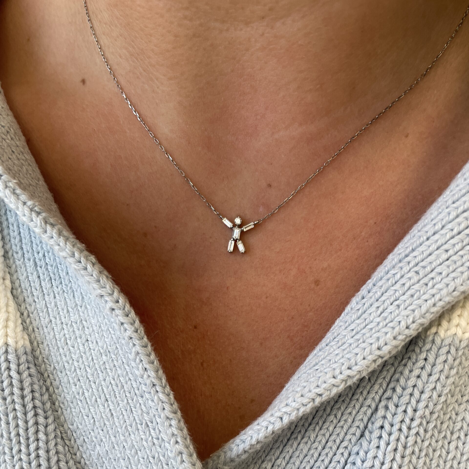 Estate: Platinum Diamond Necklace