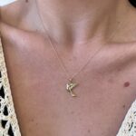 Yellow Gold Necklace with Diamond