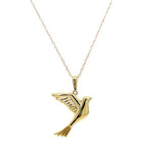 Yellow Gold Necklace with Diamond