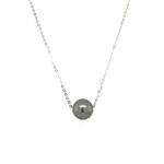 White Gold Tahitian Pearl Necklace