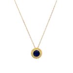 Yellow Gold Sapphire Necklace